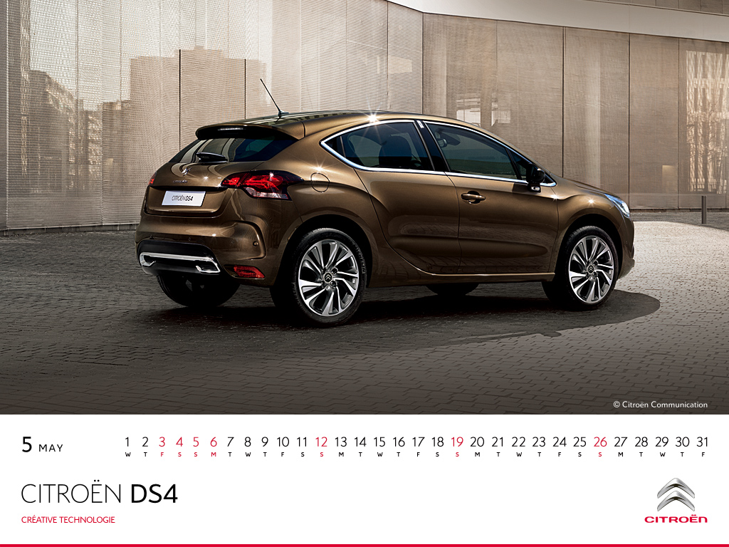 壁紙カレンダー　5月はDS4デス