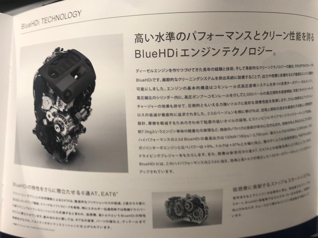 ディーゼルエンジン「Blue HDi」