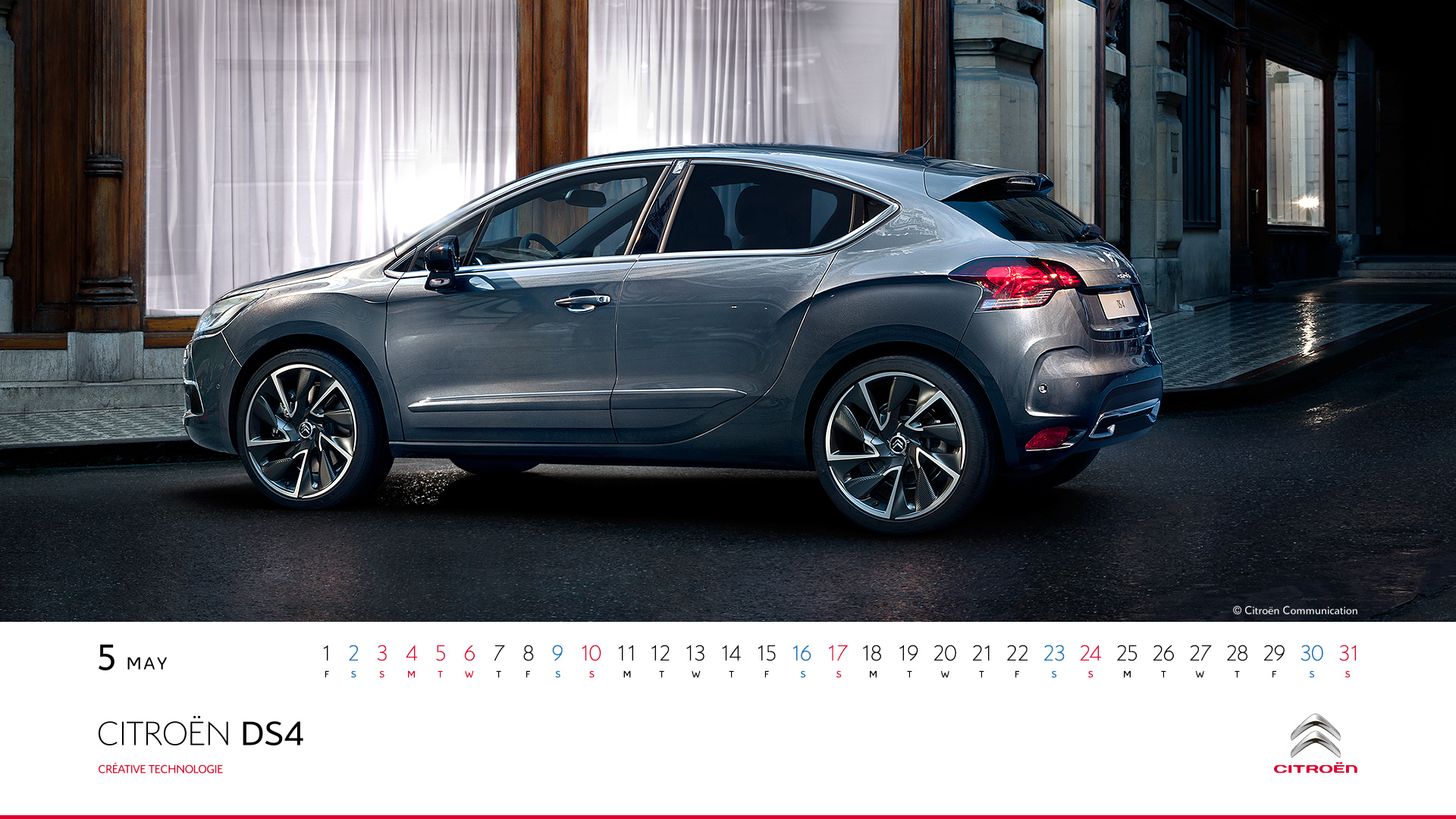 壁紙カレンダー　5月はDS4です