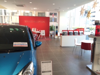 ショールーム レイアウト変更しました