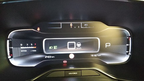 C5エアクロスのメーター